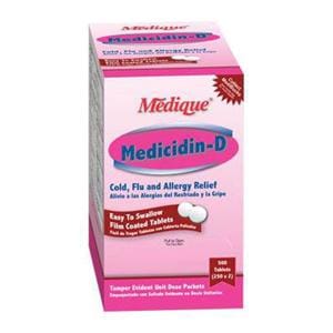 Medicidin-D Allergy Tablets 325/2/5mg Unit Dose Packet 50x2/Bx