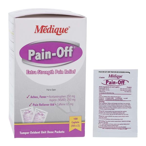 Pain-Off Tablets 250/250/65mg 50x2