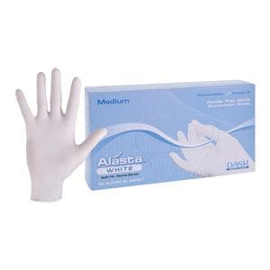 Alasta White Nitrile Exam Gloves Medium White Non-Sterile