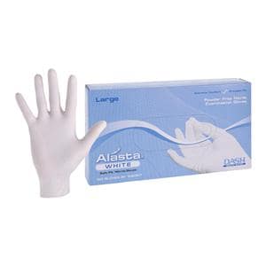 Alasta White Nitrile Exam Gloves Large White Non-Sterile