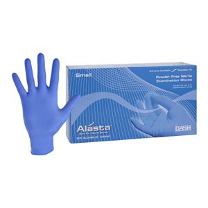 Alasta Soft Fit Nitrile Exam Gloves Small Blue Non-Sterile