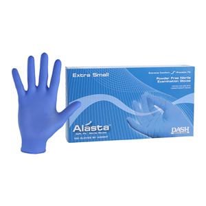 Alasta Soft Fit Nitrile Exam Gloves X-Small Blue Non-Sterile