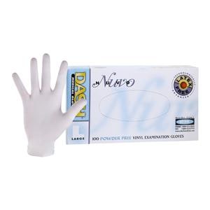 Nuvo Vinyl Exam Gloves Large Opaque White Non-Sterile