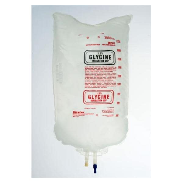 Uromatic Irrigation Solution Glycine 1.5% 3000mL Uromatic Plastic Bag 4/Ca