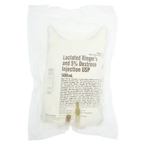 Viaflex IV Injection Solution Dextrose 5%/Lactated Ringers 500mL Plstc Cntn Ea