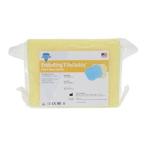 Endoring File Caddy Foam Insert Yellow 12/Pk
