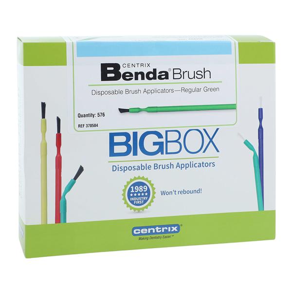 Benda Brush Bendable Brushes Green Regular Point 576/Bx