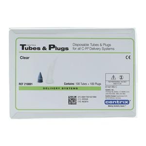 PCR Tube & Plug Clear 100/Pk