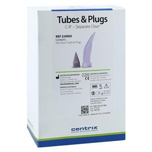 Separate Tube & Plug Clear 500/Pk