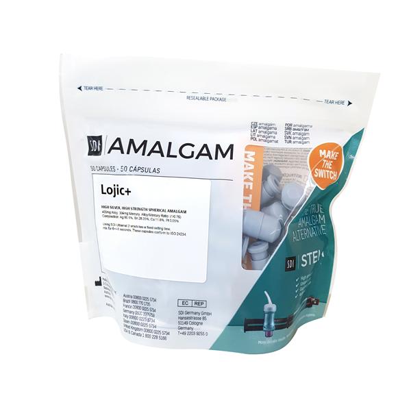Lojic+ Alloy Capsules Double Spill Fast Set 50/Bx