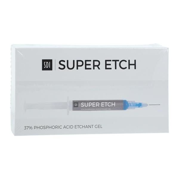 Super Etch 37% Phosphoric Acid Syringe Etching Gel Bulk Kit Ea