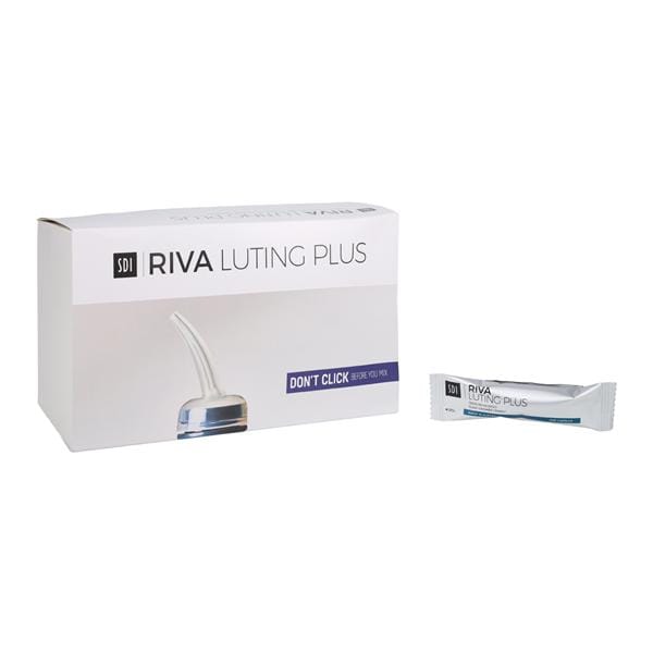 Riva Luting Plus Mini Syringe Capsules Cement Kit 50/Pk