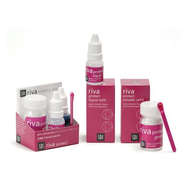 Riva Protect Pit & Fissure Sealant Powder & Liquid Kit Pink 1/Pk