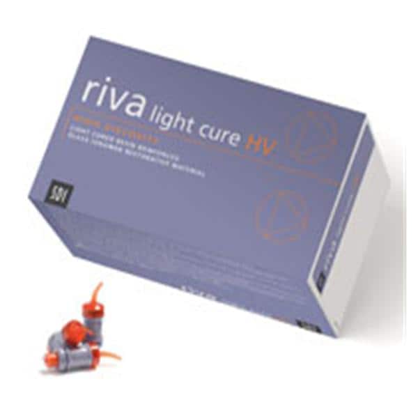 Riva Light Cure Glass Ionomer Capsule B2 Refill 50/Bx