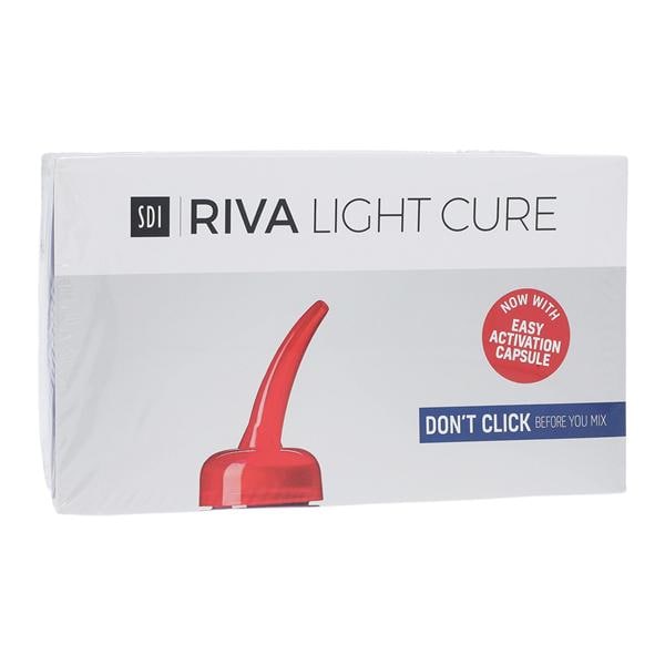 Riva Light Cure Glass Ionomer Capsule A3.5 Refill 50/Bx