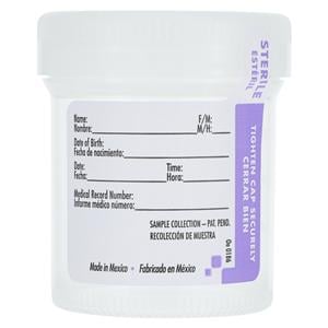 Tite-Rite Wide Mouth Container 90mL Polypropylene Sterile 300/Ca