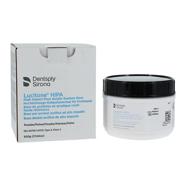 Lucitone HIPA Denture Resin High Impact Pourable Acrylic Self Cure Orig 500Gm