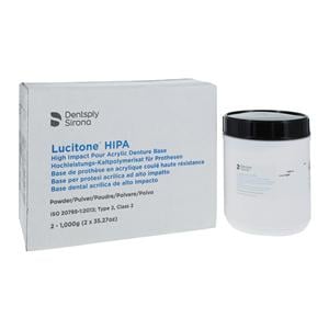 Lucitone HIPA Denture Resin High Impact Pourable Acrylic Self Cure Lt Pnk 2000Gm