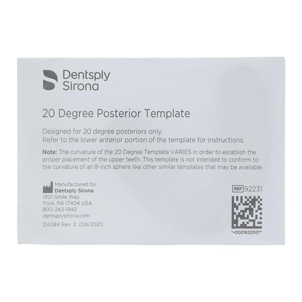 Posterior Template 20/33 Ea