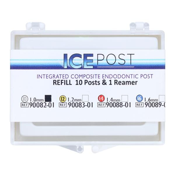 ICE Post Fiber Posts Refill 1 mm White 10/Bx