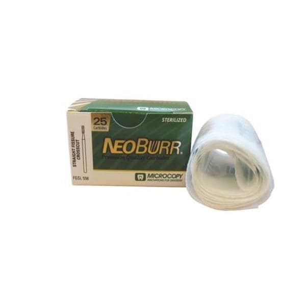 NeoBurr Sterile Carbide Bur Surgical Friction Grip Surgical Length 558 25/Pk