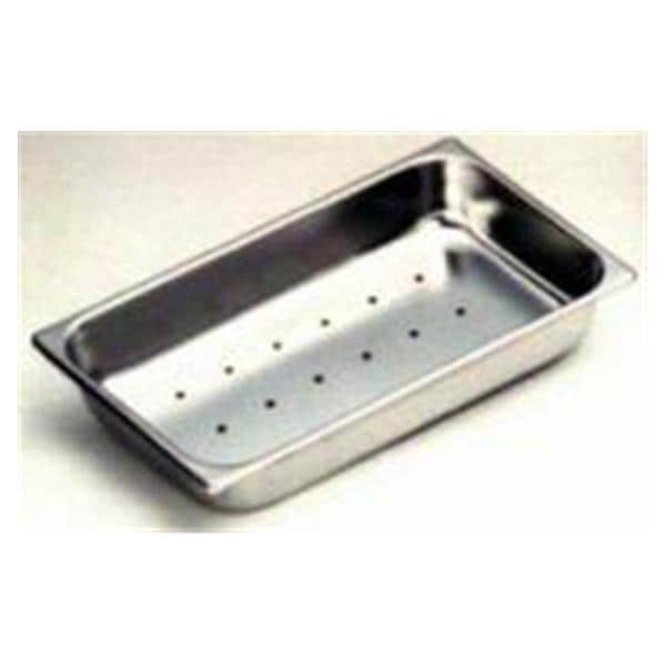 Instrument Tray 10x6-1/2x3/4" Stainless Steel Autoclavable Ea