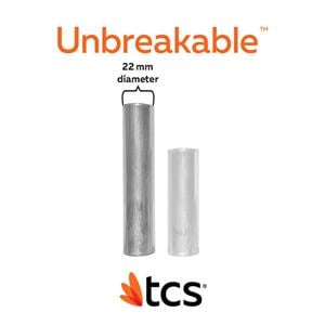 TCS Unbreakable Denture Resin Light Pink Large 22mm 5/Pk