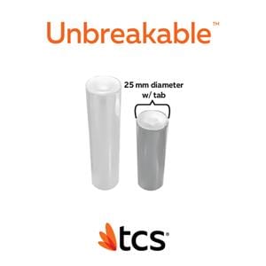 Unbreakable by TCS Nylon Thermoplastic Flex Stndrd Pnk Med 25mm Tab Crtrdg 5/Pk