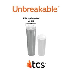 Unbreakable by TCS Nylon Thermoplastic Flexible Lt Pnk Lrg 25mm Tab Crtrdg 5/Pk