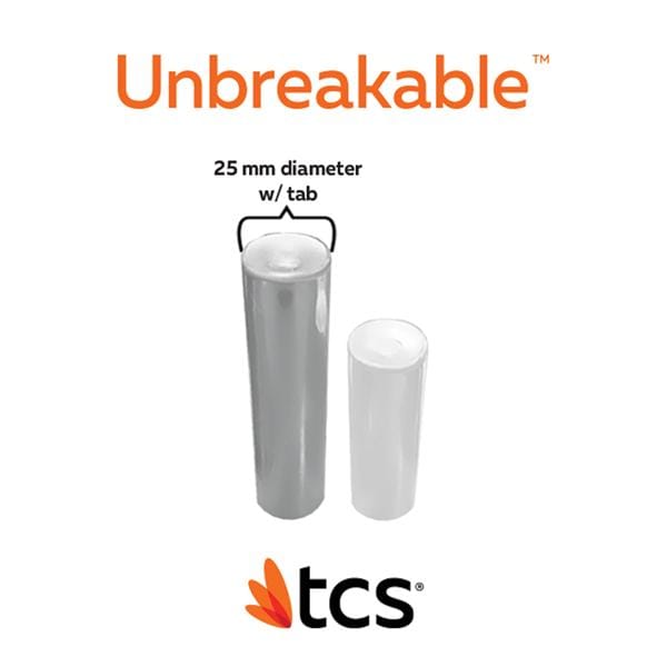 Unbreakable by TCS Nylon Thermoplastic Flexible Lt Pnk Lrg 25mm Tab Crtrdg 5/Pk