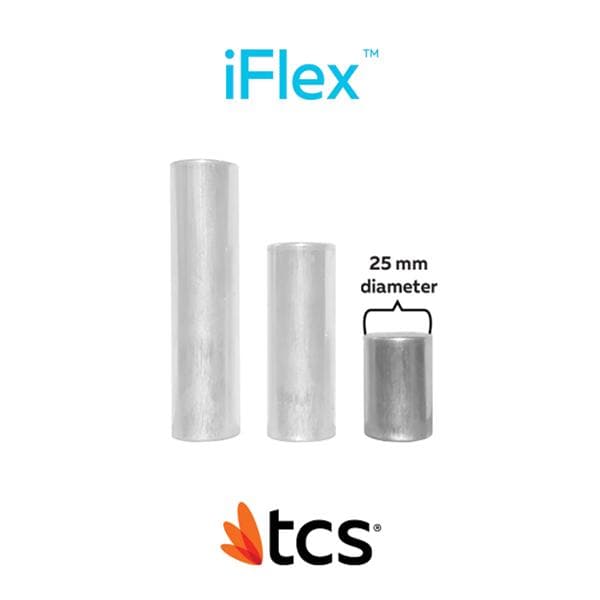 iFlex by TCS Polyolefin Thermoplastic Flexible Natural Small 25mm Cartridge 5/Pk