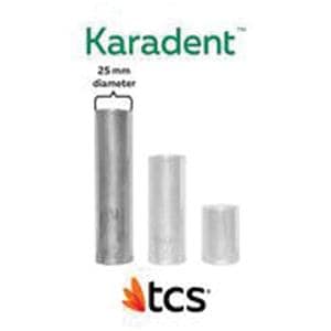 TCS Karadent Thermoplastic Semi-Rigid Dark Pink Large 25mm Cartridge 5/Pk