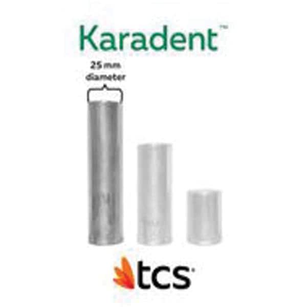 TCS Karadent Thermoplastic Semi-Rigid Dark Pink Large 25mm Cartridge 5/Pk