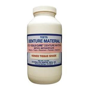 Teets Denture Resin Cold Cure Veined Tissue 1Lb
