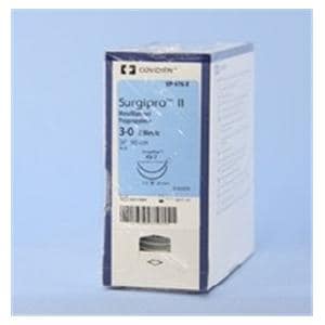 Surgipro II Suture 5-0 30" Polypropylene Monofilament CV-22/CV-22 Blue 12/Ca