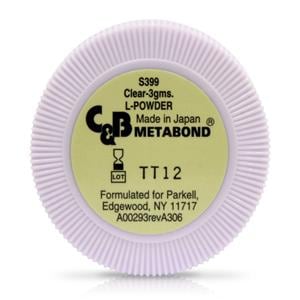 C&B Metabond L-Powder Cement Clear 3 Gm 3gm/Bt