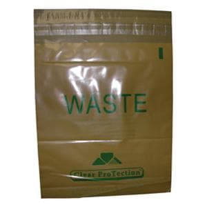 Bag Trash Plastic 9x10" Translucent Beige Adherent 200/Bx