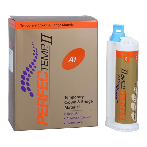 PERFECTemp II Temporary Material 50 mL Shade A1 Cartridge Refill Package