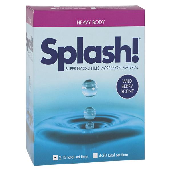 Splash! Impression Material Half Time Set Heavy Body Wild Berry Refill Pack 2/Pk