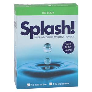 Splash! Impression Material Half Time Set Light Body Wild Berry Refill Pack 2/Pk