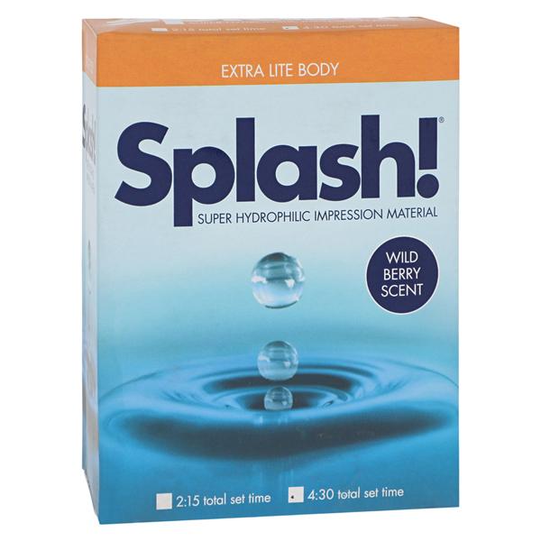 Splash! Impression Material Reg St Extra Light Body Wild Berry Refill Pack 2/Pk