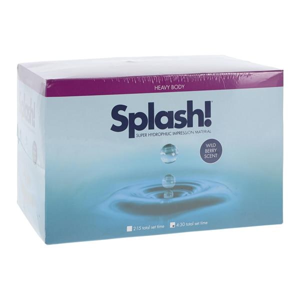 Splash! Impression Material Regular Set Heavy Body Wild Berry Bulk Pack 20/Pk