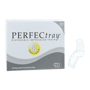 Perfectray Disposable Quadrant Impression Tray Perforated 8 UL/LR 20/Pk