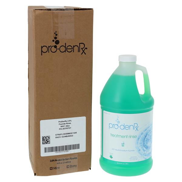 Pro-DenRx® Fluoride Rinse 2% NAF 64 oz Mint Nonaerosol Pump Bottle 64oz/Bt