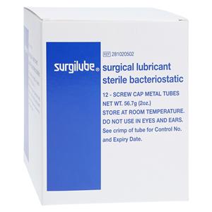 Surgilube Lubricating Jelly 2oz Screw-Top 12/Bx, 12 BX/CA