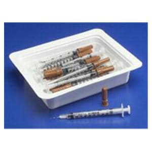 Monoject Allergy Syringe/Needle 28gx1/2" 0.5cc Conventional Low Dead Space 25/Bx, 40 BX/CA
