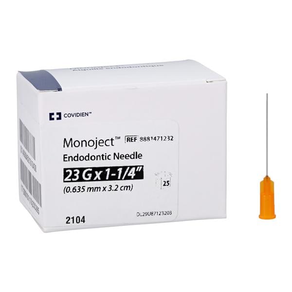 Monoject Endo Needle 23 Gauge 1 1/4 in 25/Bx