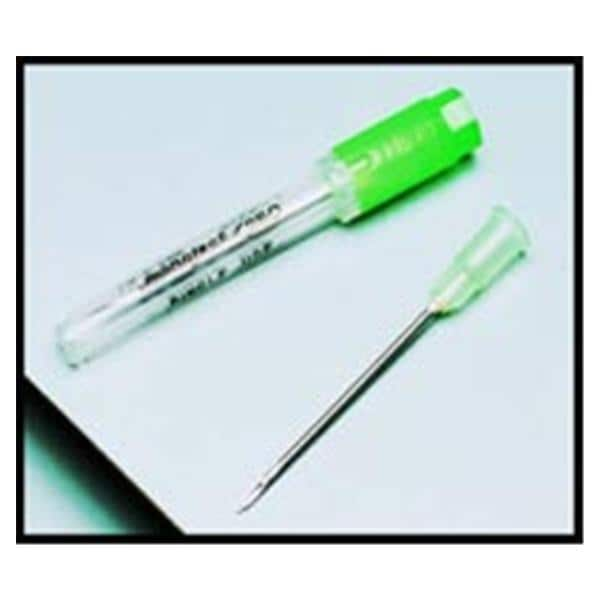 Monoject Hypodermic Needle 19gx1" Lime Conventional 1000/Ca