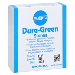 Dura-Green Mounted Stones Green 12/Bx