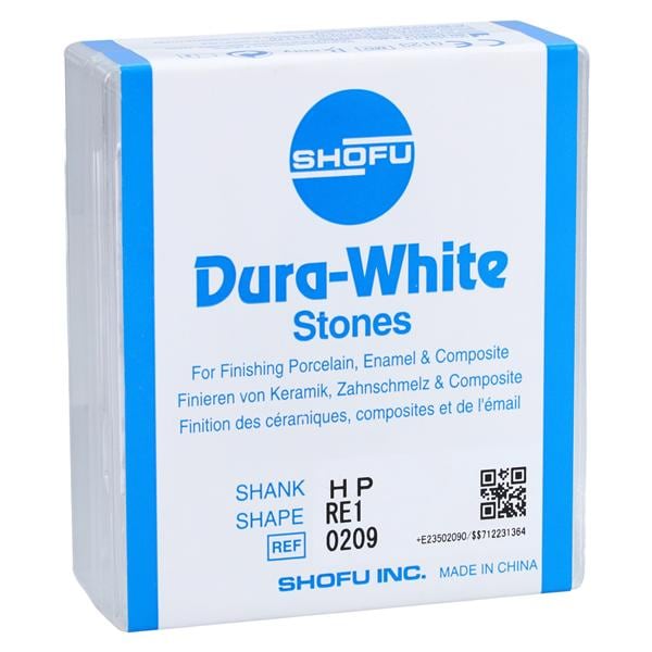 Dura-White Mounted Stones Handpiece RE1 White 12/Bx